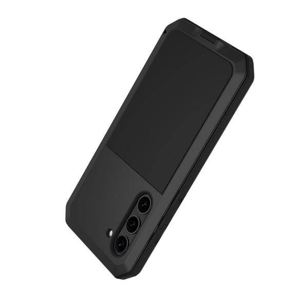 For Samsung Galaxy S23 5G RedPepper 360 Full Body Rugged Metal Life Water-resistant Phone Case(Black)