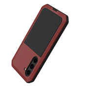 For Samsung Galaxy S23 5G RedPepper 360 Full Body Rugged Metal Water-resistant Phone Case(Red)