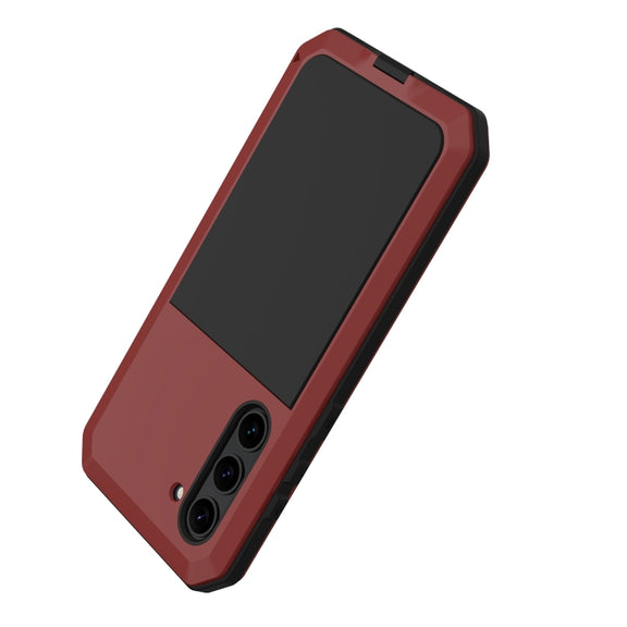 For Samsung Galaxy S23+ 5G RedPepper 360 Full Body Rugged Metal Life Water-resistant Phone Case(Red)