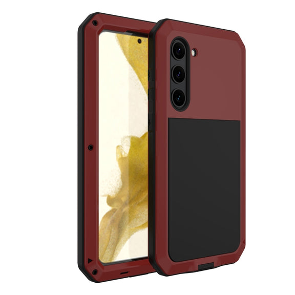 For Samsung Galaxy S23+ 5G RedPepper 360 Full Body Rugged Metal Life Water-resistant Phone Case(Red)