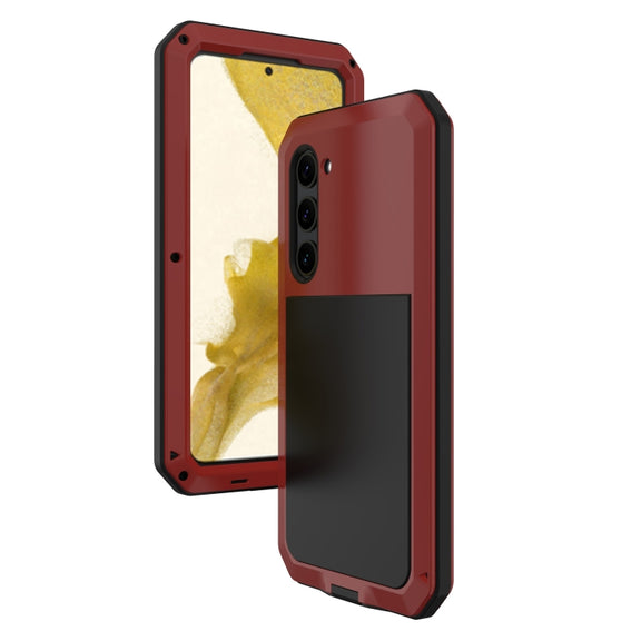 For Samsung Galaxy S23+ 5G RedPepper 360 Full Body Rugged Metal Life Water-resistant Phone Case(Red)