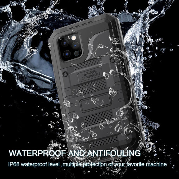 For iPhone 14 RedPepper Wolf 360 Full Body Rugged Water-resistant Phone Case(Yellow)
