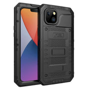For iPhone 14 Plus RedPepper Wolf 360 Full Body Rugged Life Water-resistant Phone Case(Black)