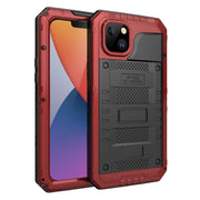 For iPhone 14 Plus RedPepper Wolf 360 Full Body Rugged Life Water-resistant Phone Case(Red)