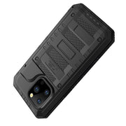 For iPhone 14 Pro RedPepper Wolf 360 Full Body Rugged Life Water-resistant Phone Case(Black)