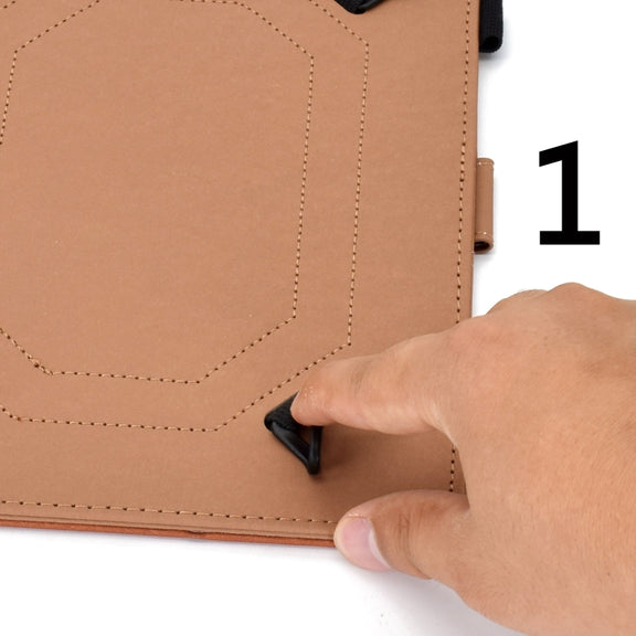For 10 inch Solid Color Tablet PC Universal Magnetic Horizontal Flip Leather Case with Card Slots & Holder(Pink)