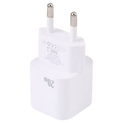 20W PD USB-C/Type-C Interface Fast Charging Charger, Specification: EU Plug(White)