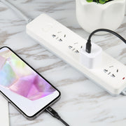 20W PD USB-C/Type-C Interface Fast Charging Charger, Specification: US Plug(White)