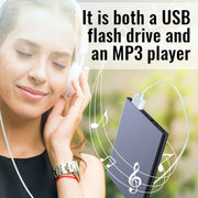 JNN K1 Square HD Noise Canceling Recorder, Capacity:4GB(Black)