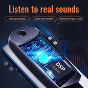 JNN S26 Smart Digital Noise Canceling Voice Recorder with Lanyard, Capacity:32GB(Black)