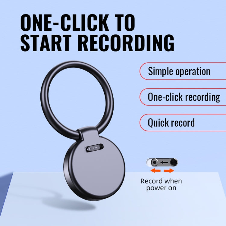 JNN S30 Round HD Noise Canceling Recorder, Capacity:32GB(Black)
