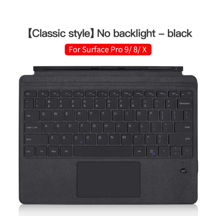 For Microsoft Surface Pro 8 / 9 / X Magnetic Bluetooth Keyboard Leather Case