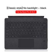 For Microsoft Surface Pro 8 / 9 / X Magnetic Bluetooth Keyboard Leather Case