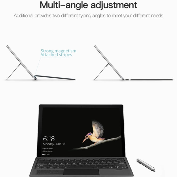 For Microsoft Surface Pro 8 / 9 / X Magnetic Bluetooth Keyboard Leather Case