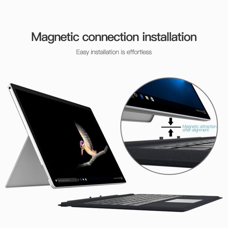 For Microsoft Surface Pro 8 / 9 / X Magnetic Bluetooth Keyboard Leather Case