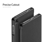 For Lenovo Tab M8 4th Gen DUX DUCIS Domo Series Magnetic Flip Leather Tablet Case(Black)