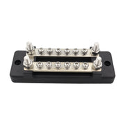 CP-3023-01 150A 12-48V RV Yacht Double-row 6-way Busbar(Black)