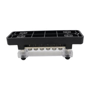 CP-3023-01 150A 12-48V RV Yacht Double-row 6-way Busbar(Black)