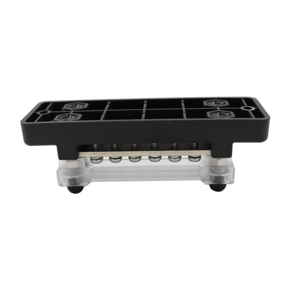 CP-3023-01 150A 12-48V RV Yacht Double-row 6-way Busbar(Black)