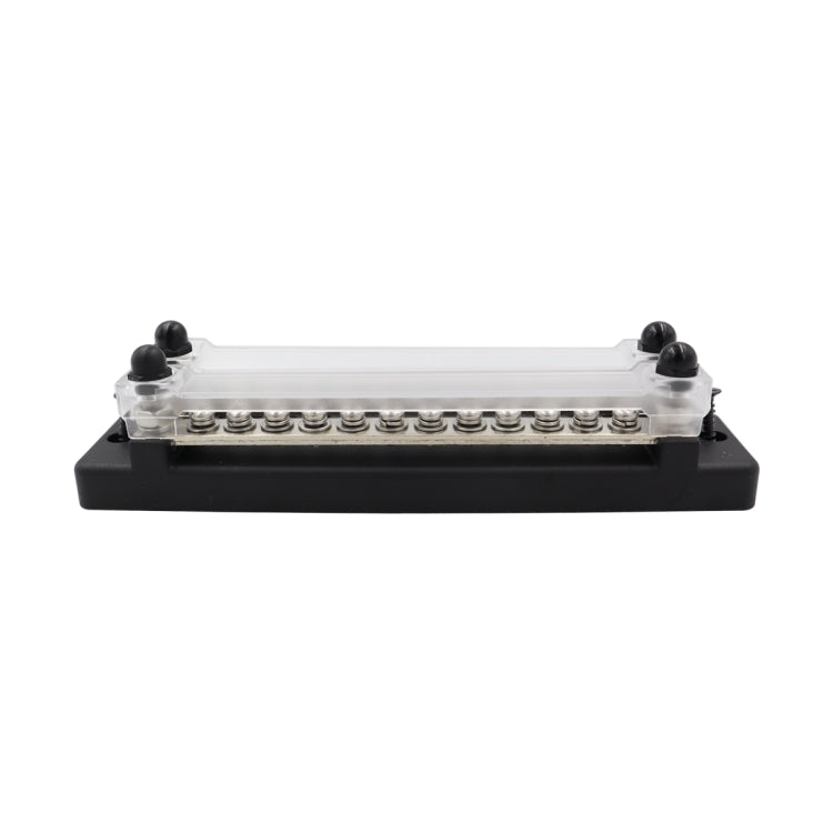 CP-3023-02 150A 12-48V RV Yacht Double-row 12-way Busbar(Black)