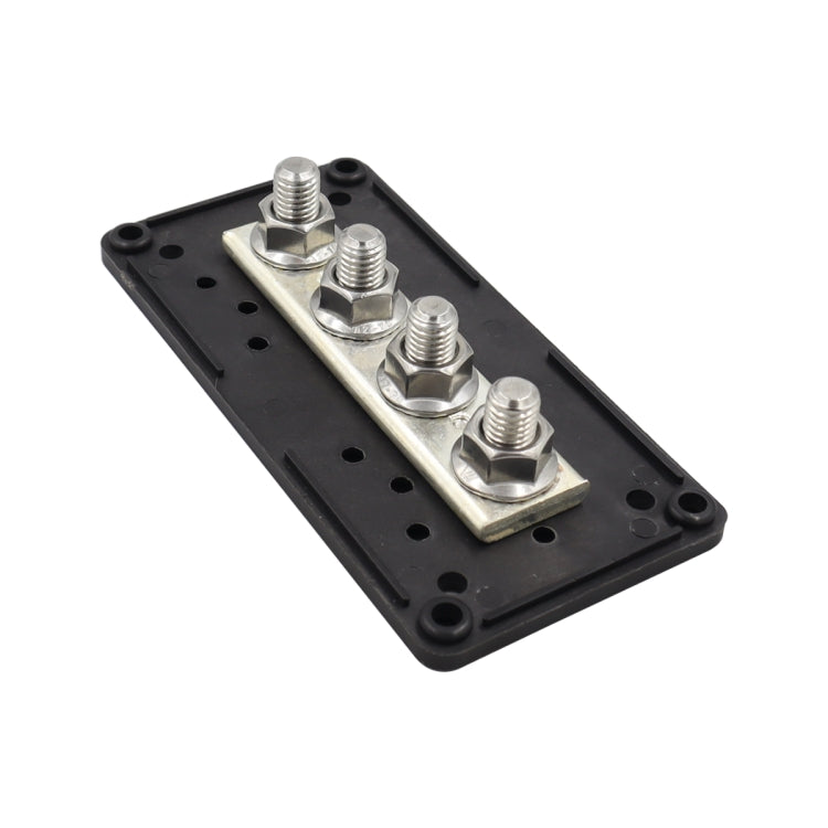 CP-3088-01 300A 48V 4-way M10 Terminal Busbar(Black)
