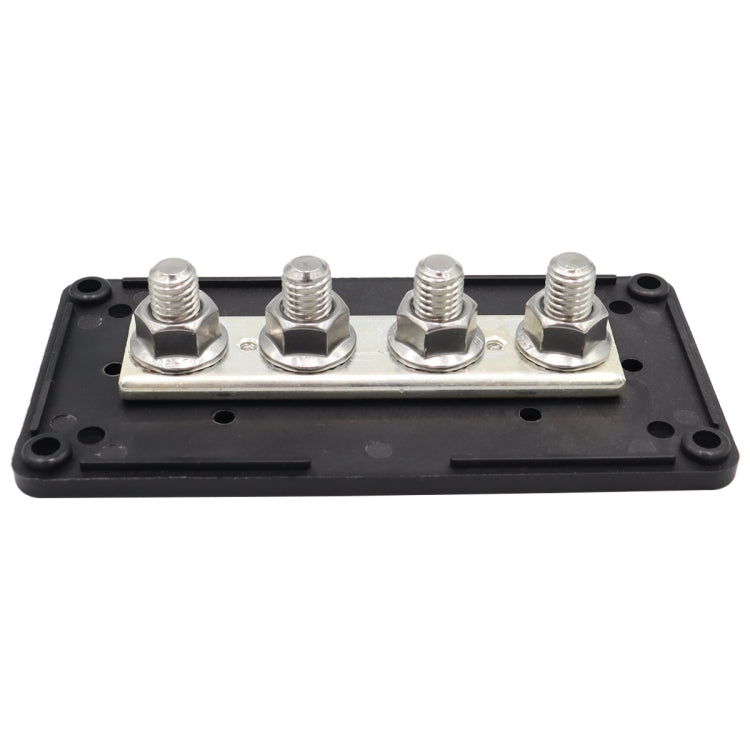 CP-3090 1 Pair  300A 48V 4-way M10 Terminal Busbar(Black + Red)