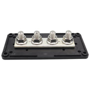 CP-3090 1 Pair  300A 48V 4-way M10 Terminal Busbar(Black + Red)