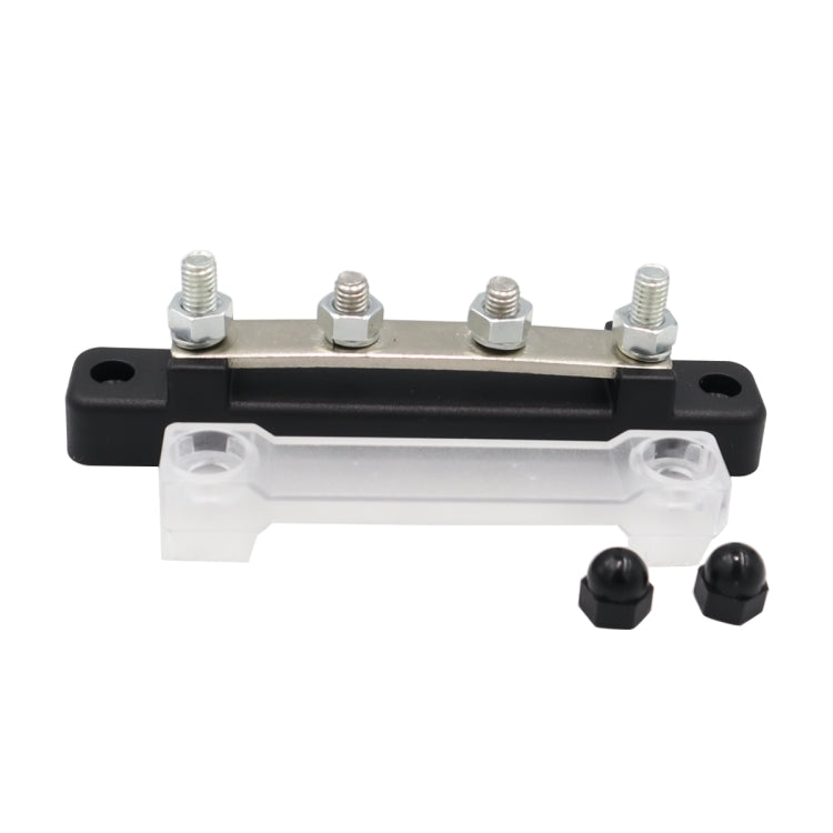 CP-3116-02 150A 12-48V RV Yacht Single-row 2-way Busbar(Black)
