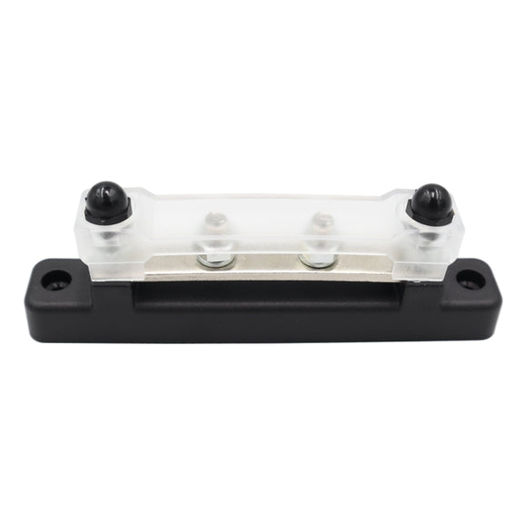 CP-3116-02 150A 12-48V RV Yacht Single-row 2-way Busbar(Black)