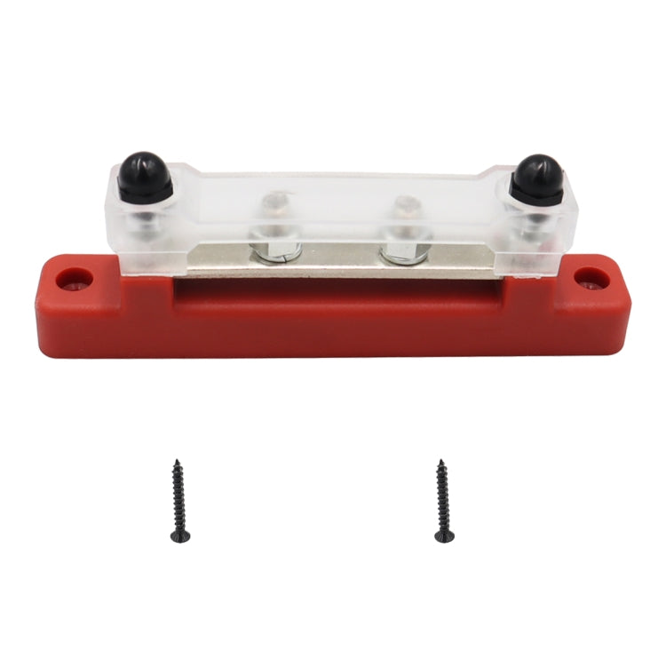 CP-3116-01 150A 12-48V RV Yacht Single-row 2-way Busbar(Red)