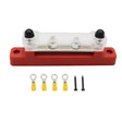 CP-3118 150A 12-48V RV Yacht Single-row 2-way Busbar with 4pcs Terminals(Red) - Booster Cable & Clip by PMC TechLife | Online Shopping South Africa | PMC TechLife | Buy Now Pay Later Mobicred