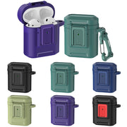 For AirPods 1 / 2 Earphone TPU + PC Protective Case(Green)