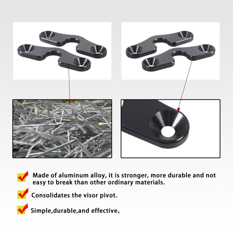 For Jeep Wrangler JK / JL / JT 2018 Car Sun Visor Clip Mount