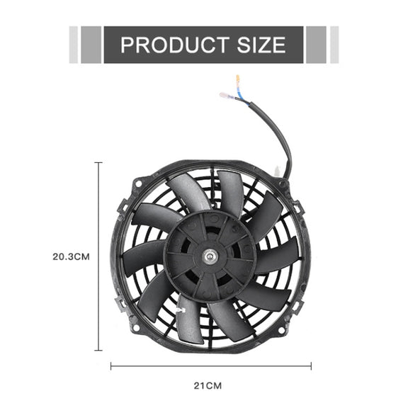 7 inch 12V 80W Car Powerful Transmission Oil Cooling Fan with Mounting Accessorie