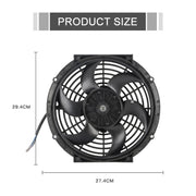 10 inch 12V 80W Car Powerful Transmission Oil Cooling Fan with Mounting Accessorie