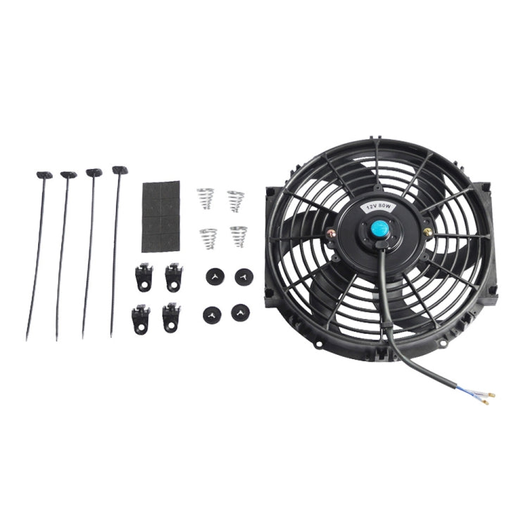 10 inch 12V 80W Car Powerful Transmission Oil Cooling Fan with Mounting Accessorie