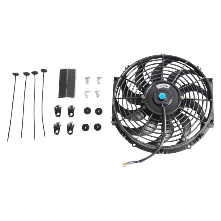 12 inch 12V 80W Car Powerful Transmission Oil Cooling Fan with Mounting Accessorie