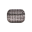 For AirPods Pro 2 PC Woven Leather Skin Earphone Case(Gray) - For AirPods Pro 2 by PMC Jewellery | Online Shopping South Africa | PMC Jewellery | Buy Now Pay Later Mobicred