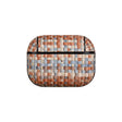 For AirPods Pro 2 PC Woven Leather Skin Earphone Case(Blue Red) - For AirPods Pro 2 by PMC Jewellery | Online Shopping South Africa | PMC Jewellery | Buy Now Pay Later Mobicred
