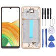 For Samsung Galaxy A33 5G SM-A336 6.36 inch OLED LCD Screen Digitizer Full Assembly with Frame (Gold) - free shipping - PMc TechLife - Order now!