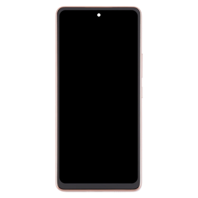 For Samsung Galaxy A53 5G SM-A536 6.48 inch OLED LCD Screen Digitizer Full Assembly with Frame (Gold)