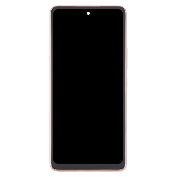For Samsung Galaxy A53 5G SM-A536 6.48 inch OLED LCD Screen Digitizer Full Assembly with Frame (Gold)