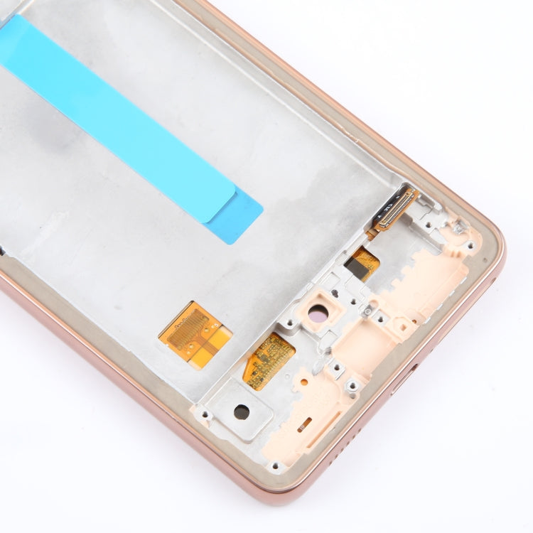 For Samsung Galaxy A53 5G SM-A536 6.48 inch OLED LCD Screen Digitizer Full Assembly with Frame (Gold)