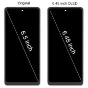 For Samsung Galaxy A53 5G SM-A536 6.48 inch OLED LCD Screen Digitizer Full Assembly with Frame (Blue)