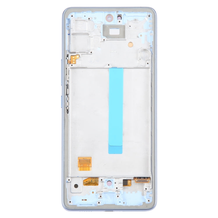 For Samsung Galaxy A53 5G SM-A536 6.48 inch OLED LCD Screen Digitizer Full Assembly with Frame (Blue)