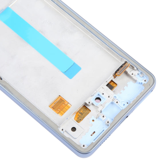 For Samsung Galaxy A53 5G SM-A536 6.48 inch OLED LCD Screen Digitizer Full Assembly with Frame (Blue)