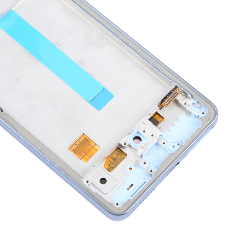 For Samsung Galaxy A53 5G SM-A536 6.48 inch OLED LCD Screen Digitizer Full Assembly with Frame (Blue)