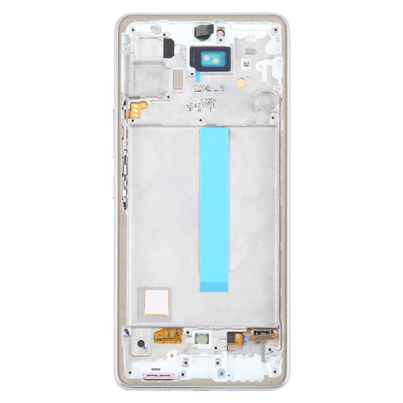 For Samsung Galaxy A53 5G SM-A536 6.48 inch OLED LCD Screen Digitizer Full Assembly with Frame (White)
