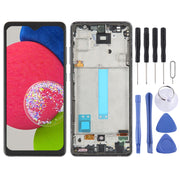 6.33 inch OLED LCD Screen for Samsung Galaxy A52s 5G SM-A528 Digitizer Full Assembly with Frame(Black)