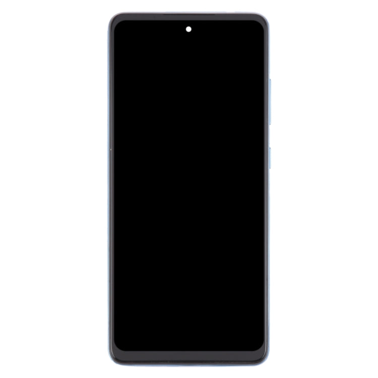 For Samsung Galaxy A52 4G SM-A525 6.43 inch OLED LCD Screen Digitizer Full Assembly with Frame (Blue)